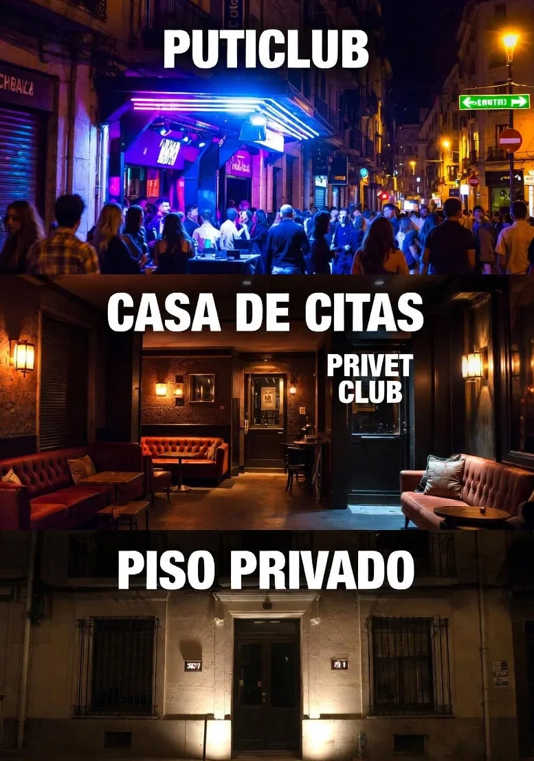 Puticlub vs Casa de Citas vs Piso Privado en España: Diferencias Completas